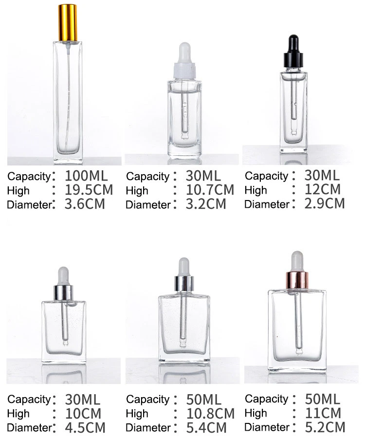 Wholesale 10ml 15ml 30ml 50ml 100ml Glass Spray Bottle Perfume Glass Bottles Empty Bottles with Aluminum Caps