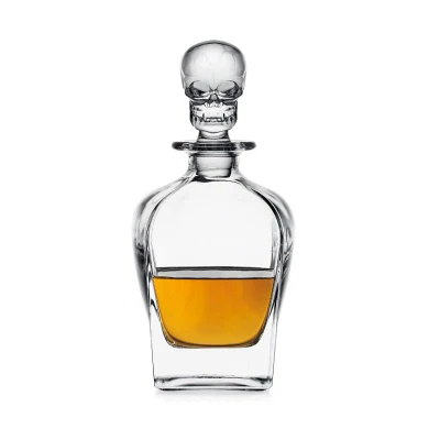 Bouteilles en verre uniques Bouteille de tequila avec bouchon en liège pour jus de potion Ginger Shots Huiles Whisky Liquides