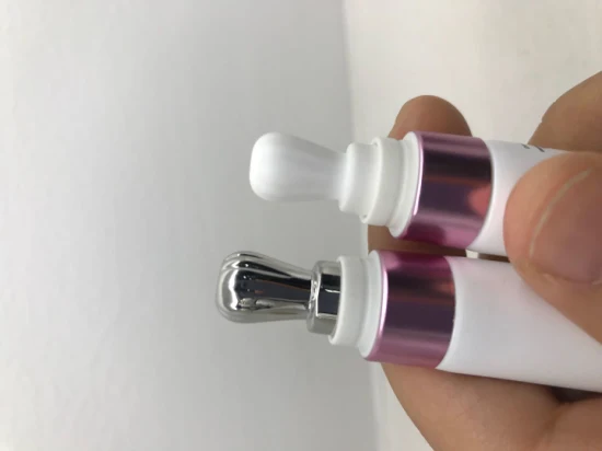 Tube souple en plastique vide pour crème cosmétique pour les yeux