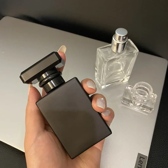 en Stock 30 ml noir transparent Portable distributeur de parfum bouteille en verre bouteille vaporisateur bouteille distributeur de parfum bouteille